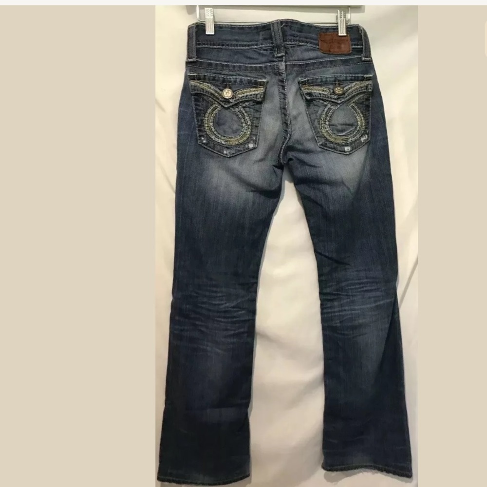 BIG STAR Sophie Straight Leg Denim Jeans Flap